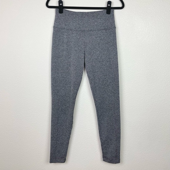 Athleta Women's Small Delancey Herringbone Tight High Rise Zip Pocket Leggings - Picture 2 of 16